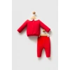 U.S.POLO ASSN KIZ BEBEK 2Lİ TAKIM - KIRMIZI