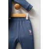 U.S.POLO ASSN KIZ BEBEK 3LÜ TAKIM - MAVİ