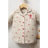 U.S.POLO ASSN KIZ BEBEK PİJAMA TAKIM - Beyaz