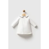 U.S.POLO ASSN KIZ BEBEK PİKE ELBİSE - Beyaz
