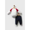 U.S.POLO ERKEK BEBEK 2 Lİ TAKIM - BEYAZ-KIRMIZI