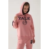 YALE KADIN TEK ÜST - RETRO PEMBE