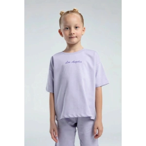 KIZ ÇOCUK BERMUDA TAKIM - LİLA