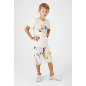 ERKEK ÇOCUK KAPRİ TAKIM - BEJ