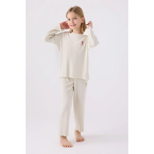 KIZ GARSON İKİLİ TAKIM - BEYAZ