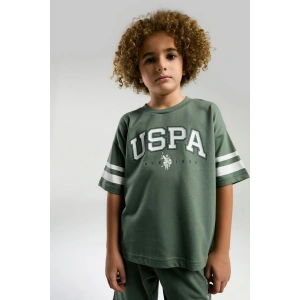 ERKEK ÇOCUK BERMUDA TAKIM - KOYU YEŞİL