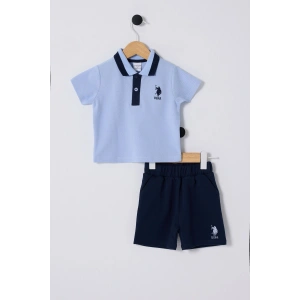 U.S POLO ASSN ERKEK BEBEK 2Lİ TAKIM - MAVİ