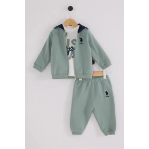 U.S.POLO ASSN ERKEK BEBEK3 LÜ TAKIM - Yeşil