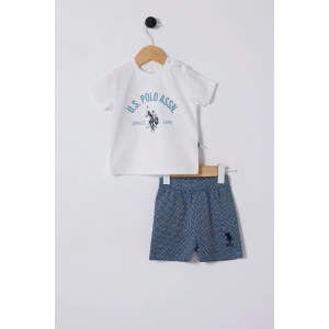 U.S POLO ASSN ERKEK BEBEK 2Lİ TAKIM - Beyaz