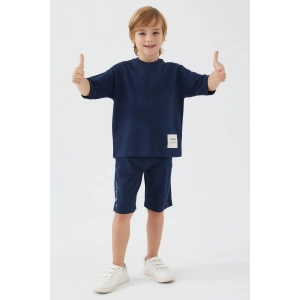 ERKEK ÇOCUK BERMUDA TAKIM - LACİVERT