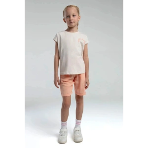 KIZ ÇOCUK BERMUDA TAKIM - AÇIK BEJ
