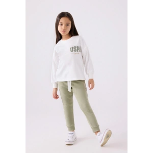 KIZ GARSON EŞOFMAN TAKIMI - BEYAZ