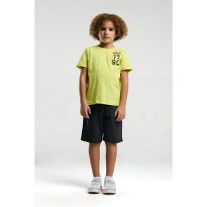 ERKEK ÇOCUK BERMUDA TAKIM - FISTIK YEŞİLİ