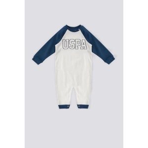 ERKEK BEBEK UZUN KOLLU PATİKSİZ TULUM - BEYAZ