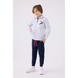 ERKEK ÇOCUK EŞOFMAN TAKIM - KAR MELANJ