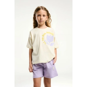 KIZ ÇOCUK ŞORT TAKIM - LİMON