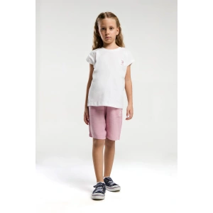 KIZ GARSON BERMUDA TAKIM - Beyaz