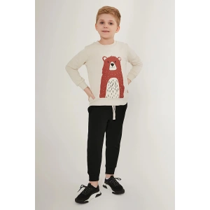 ERKEK ÇOCUK EŞOFMAN TAKIM - BEJ