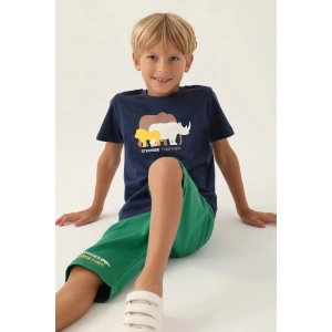 ERKEK ÇOCUK KAPRİ TAKIM - KOYU İNDİGO