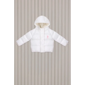 US POLO KIZ BEBEK MONT - BEYAZ