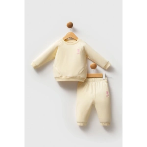 U.S.POLO ASSN KIZ BEBEK TAKIMI - LİMON