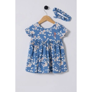 U.S.POLO ASSN. KIZ BEBEK ELBİSE - MAVİ