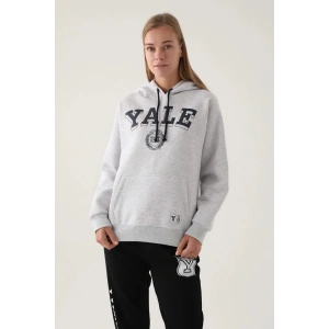 YALE KADIN TEK ÜST - KAR MELANJ