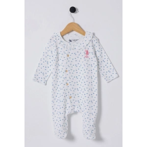 U.S.POLO ASSN. KIZ BEBEK TULUM - BEYAZ/MAVİ