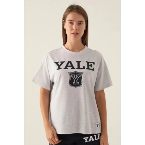 YALE KADIN TEK ÜST - KAR MELANJ