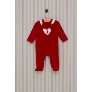 US POLO KIZ BEBEK PATİKLİ TULUM - KIRMIZI