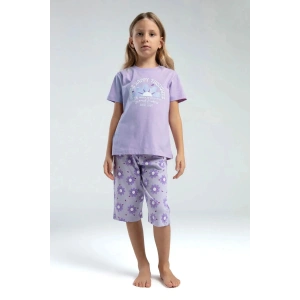 KIZ ÇOCUK KAPRİ TAKIM - MAUVE