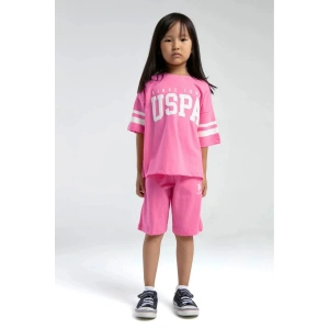 KIZ ÇOCUK BERMUDA TAKIM - FUŞYA