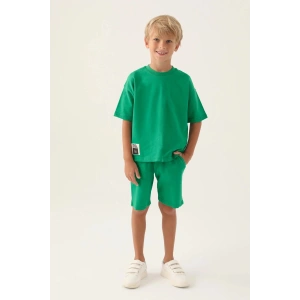 ERKEK ÇOCUK BERMUDA TAKIM - ÇAM YEŞİLİ