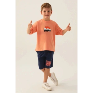 ERKEK ÇOCUK BERMUDA TAKIM - ŞEFTALİ