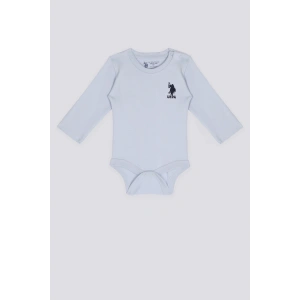 U.S POLO KIZ BEBEK UZUN KOL BODY - GÖKYÜZÜ