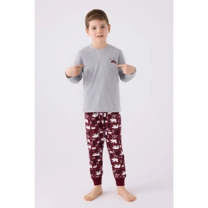 ARNETTA BABA OĞUL İKİLİ TAKIM - GRİ MELANJ