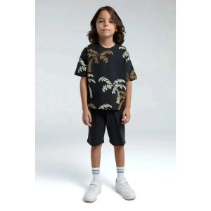 ERKEK ÇOCUK BERMUDA TAKIM - ANTRASİT