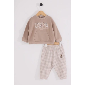 U.S.POLO ASSN ERKEK BEBEK 2 Lİ TAKIM - KUM