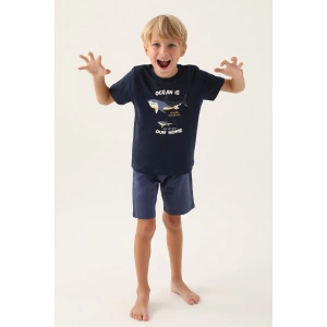 ARNETTA BABA OĞUL BERMUDA TAKIM - LACİVERT