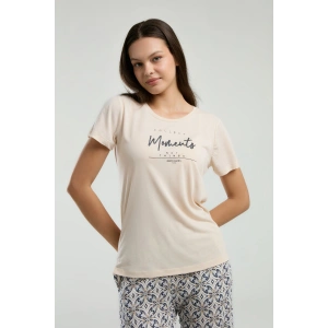 KADIN KAPRİ TAKIM - AÇIK BEJ