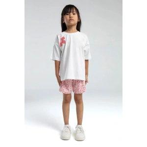 KIZ ÇOCUK ŞORT TAKIM - Beyaz