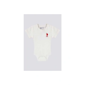KIZ BEBEK KISA KOL BODY - BEYAZ