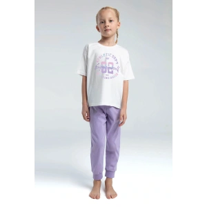 KIZ ÇOCUK İKİLİ TAKIM - BEYAZ/LİLA