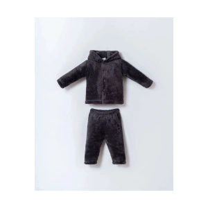 U.S.POLO ERKEK BEBEK WELSOFT 2Lİ TAKIM - KOYU GRİ