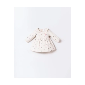 U.S.POLO ASSN. KIZ BEBEK ELBİSE - EKRU