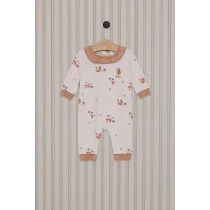 US POLO KIZ BEBEK UZUN KOLLU PATİKSİZ TULUM - AÇIK BEJ