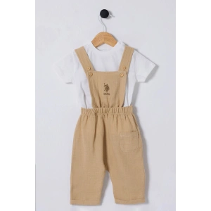 U.S POLO ASSN ERKEK BEBEK 2Lİ TAKIM - BEJ