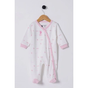 U.S.POLO ASSN KIZ BEBEK PATİKLİ TULUM - Beyaz