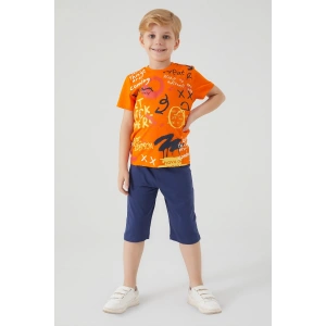ERKEK ÇOCUK KAPRİ TAKIM - TURUNCU