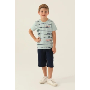 ERKEK ÇOCUK KAPRİ TAKIM - SU YEŞİLİ